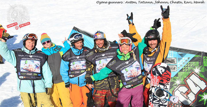 Ozone Frenzy Access Snowkites Kite Skiing Kites Canada USA Team 