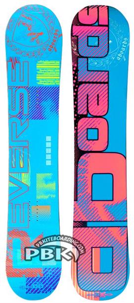 2014 Aboards Kite Snowboard Reverse 158 - PBK Swivel Plates PBKiteboarding.com