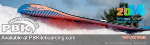 2014 Aboards Kite Snowboard Reverse 158 - PBK Swivel Plates PBKiteboarding.com