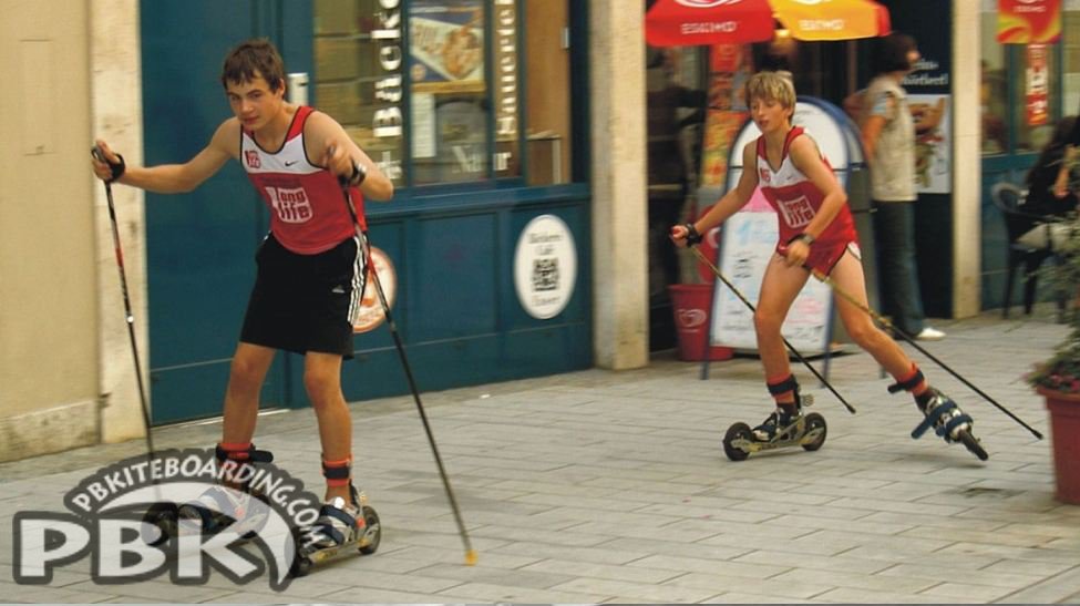 Skike V07 120 Canada USA Red, Skikes Inline Skates Nordic Skier Roller