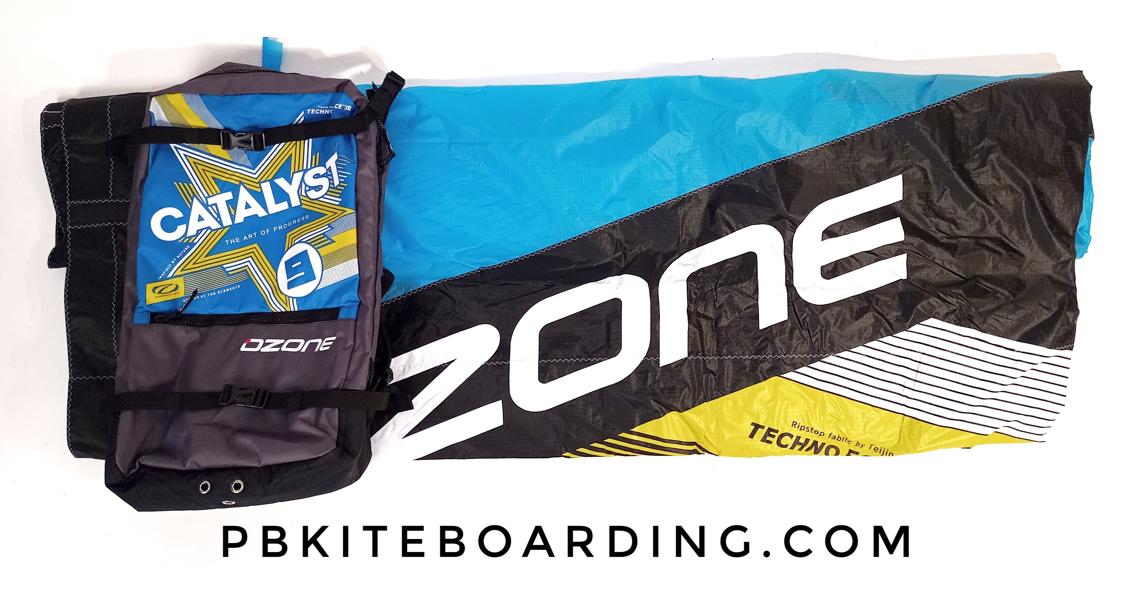 NEW SALE ozone Catalyst 2015  blue kiteboarding kitesurfing kite canada usa